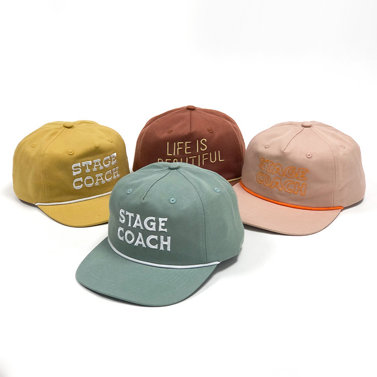 5-Panel Cotton Cap — custom hat photo 3